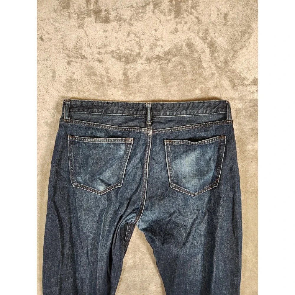 Banana Republic Jeans Mens 36x28 (Tag 36X30)Slim Straight Preppy Academia Casual